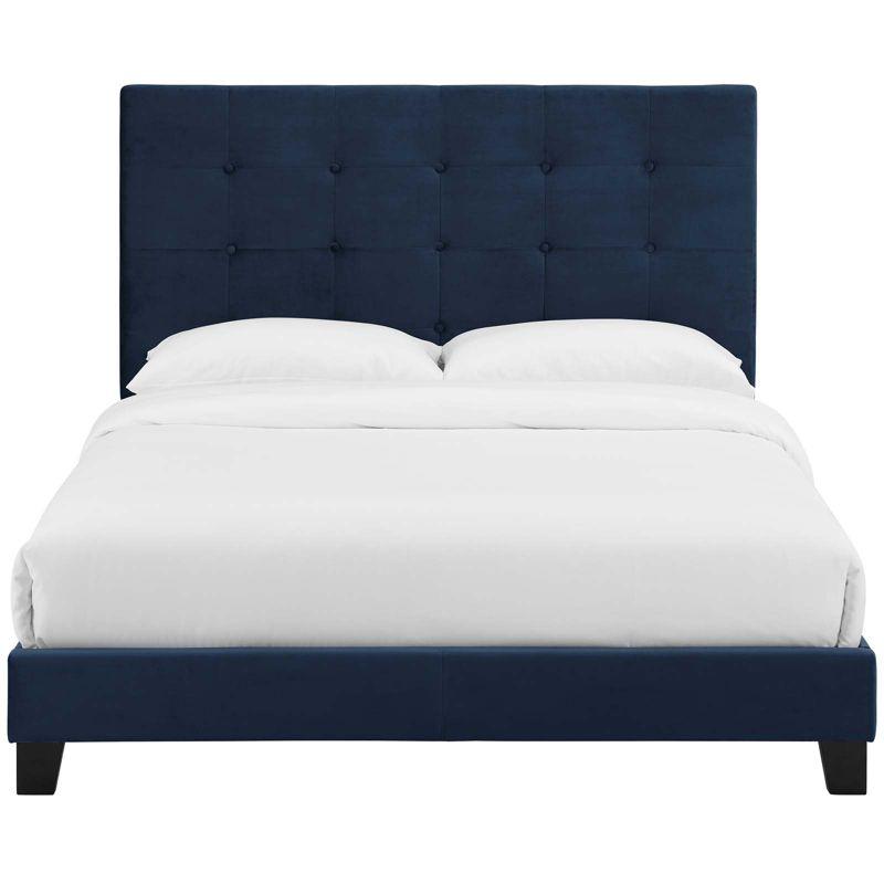 Modway Melanie Tufted Button Upholstered Performance Velvet Platform Bed