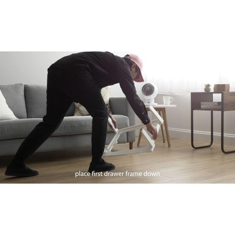 IRIS USA, Inc. 3 Drawer Wide Plasitc Chest  (Set of 2)