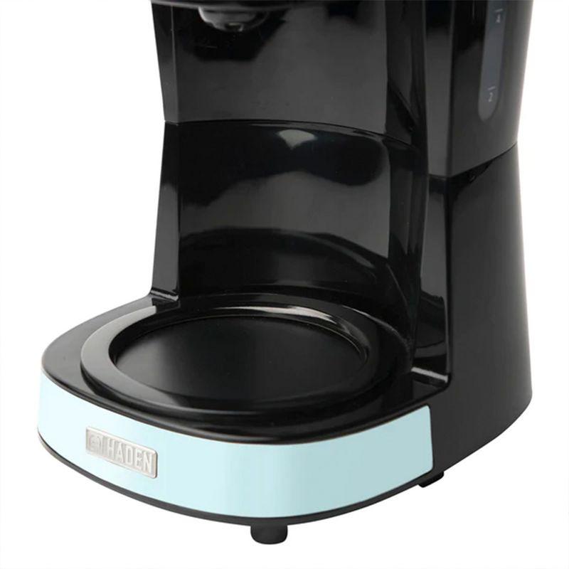 Turquoise Heritage 12-Cup Programmable Drip Coffee Maker with Strength Selector