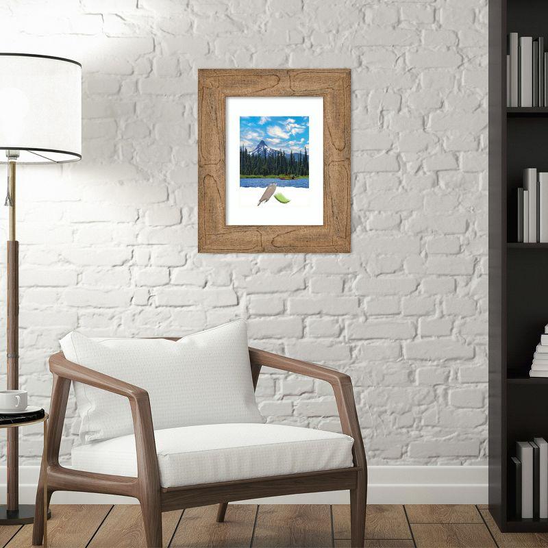 Amanti Art Owl Brown Wood Picture Frame Opening Size 11x14 in. (Matted To 8x10 in.)