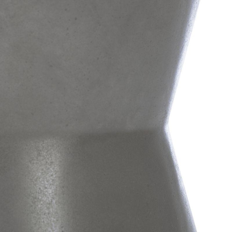 Torre Accent Stool - Indoor/Outdoor - VNN1001 - Gray - Safavieh