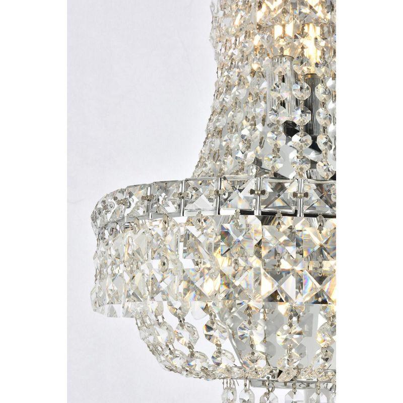 Tranquil Chrome Wall Sconce with Royal Cut Crystal