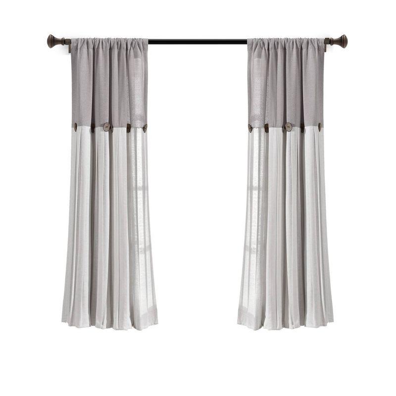 Semi Sheer Curtain Panel