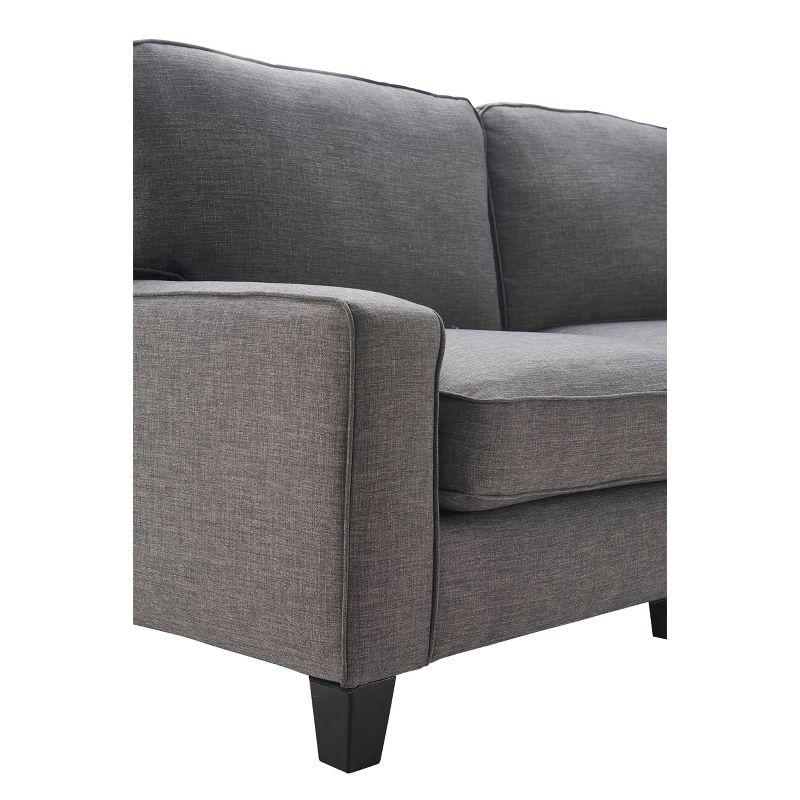 Serta Palisades Upholstered Tool-Free Assembly Straight Arm 78" Sofa for Living Room