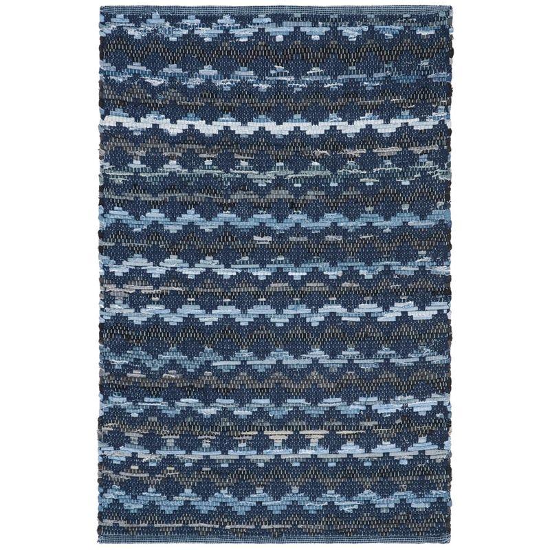 Amaral Hand Woven Cotton Chevron Rug