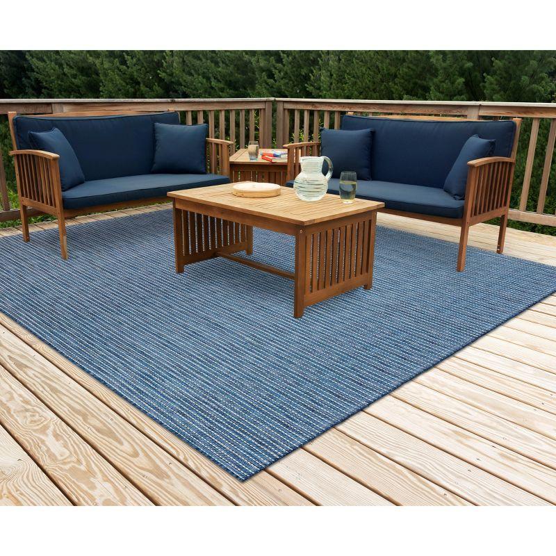 Liora Manne Carmel  Indoor/Outdoor Rug  Navy..