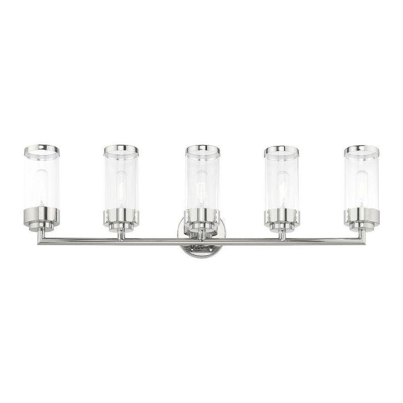 Livex Lighting Hillcrest 5 - Light Vanity in  Polished Chrome