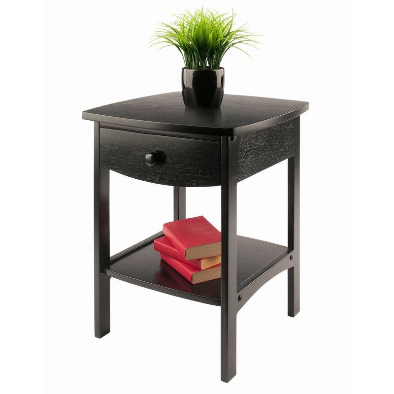 Claire Nightstand - Black - Winsome