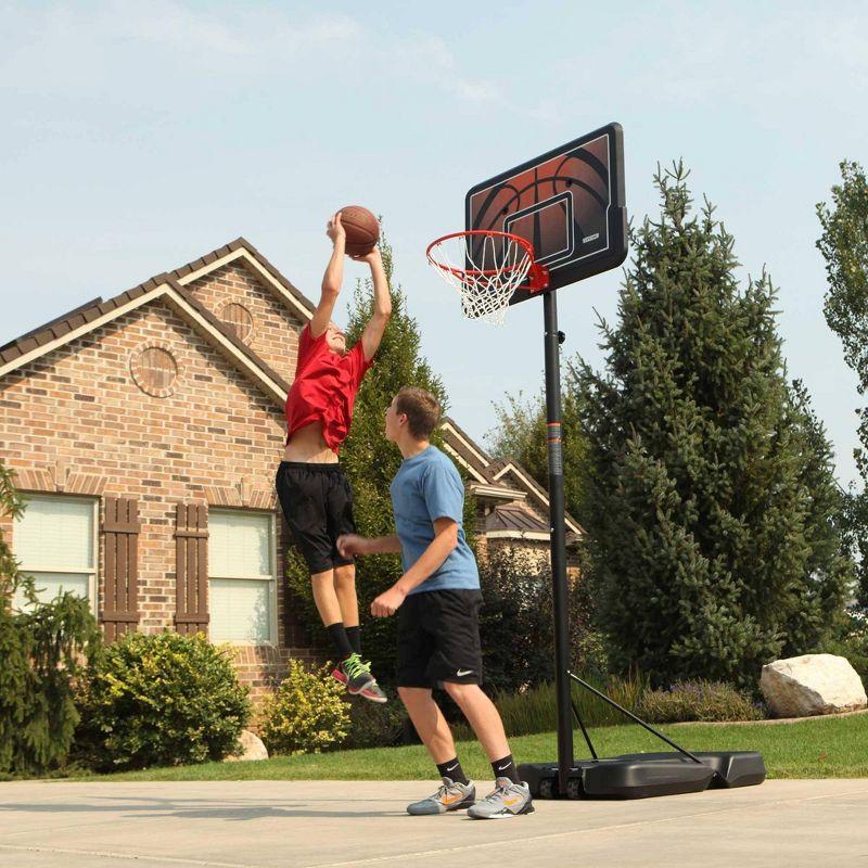 Lifetime Height Adjustable Portable Basketball Hoop (44" Impact Backboard)