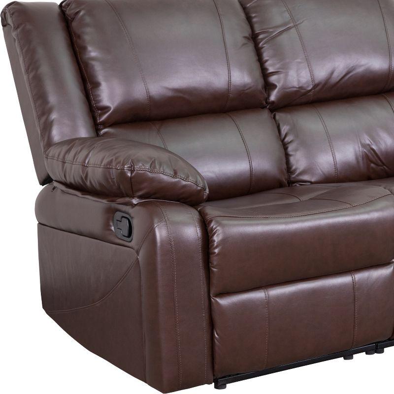 Flash Furniture Harmony Series Loveseat with Two Built-In Recliners