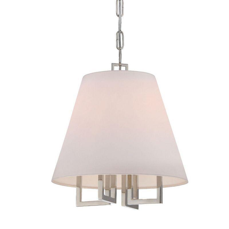 Crystorama Lighting Westwood 4 - Light Pendant in  Polished Nickel