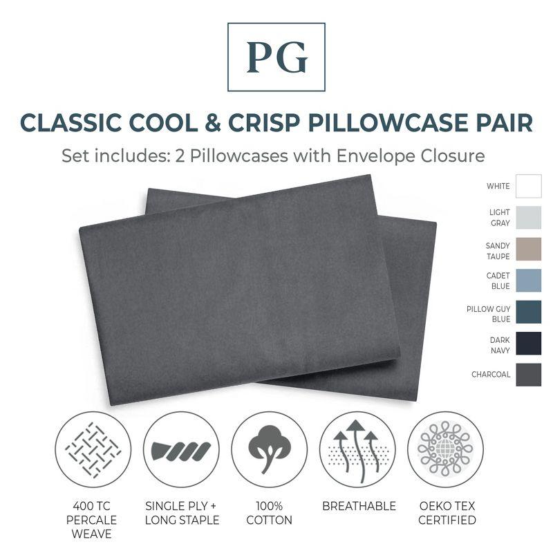 Percale Pillowcase - Set of 2