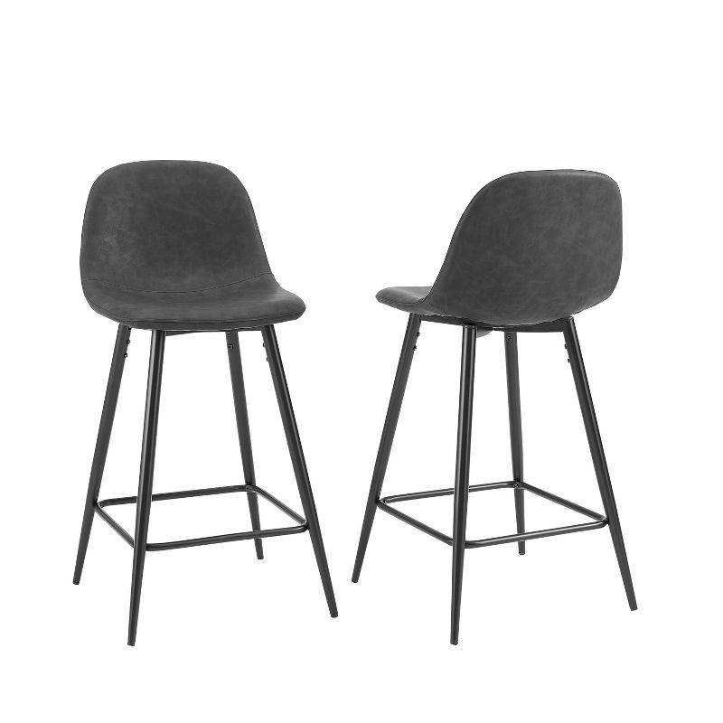 Set of 2 Weston Counter Height Barstools - Crosley