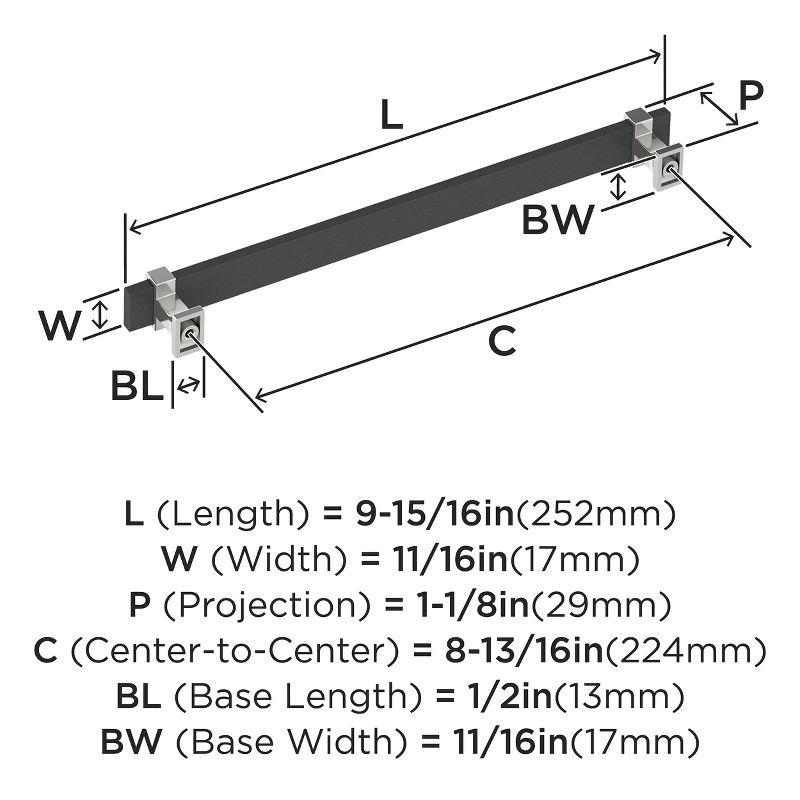 Overton 8-13/16 inch (224mm) Center-to-Center