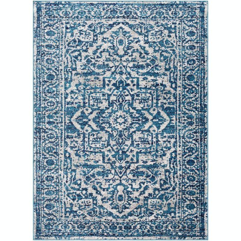 Mark & Day Emma 3'11"x5'7" Rectangle Woven Indoor Area Rugs Sky Blue