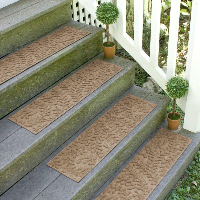 WaterHog Boxwood 8.5" x 30" Indoor Outdoor Stair Treads