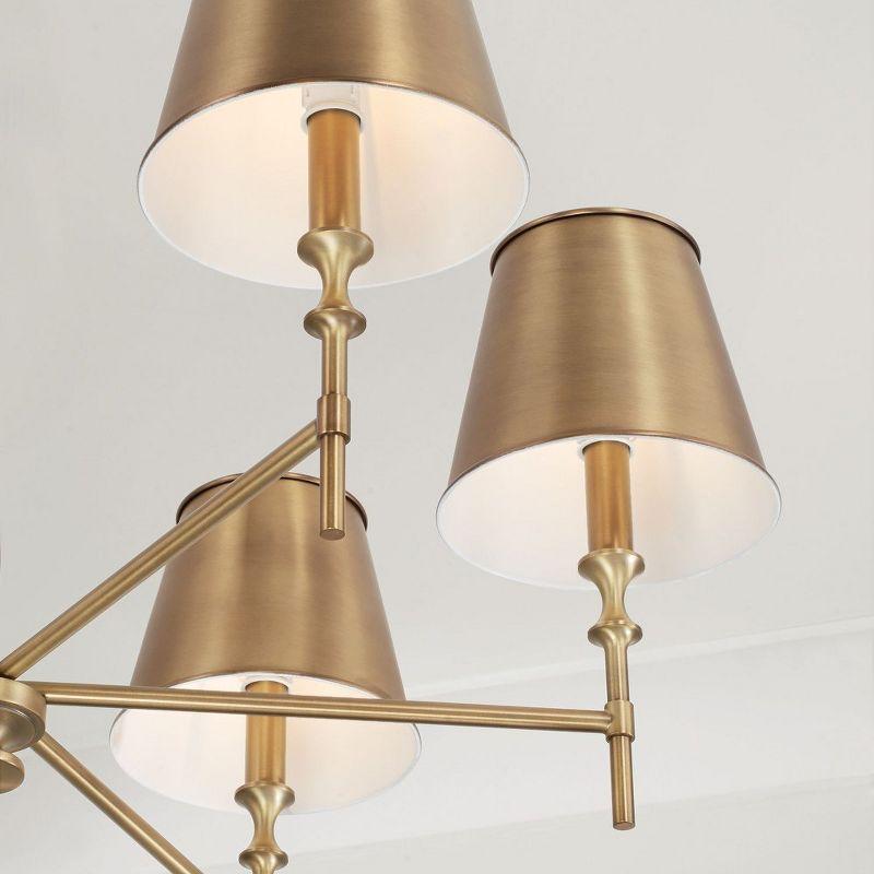 Capital Lighting Whitney 6 - Light Chandelier in  Aged Brass