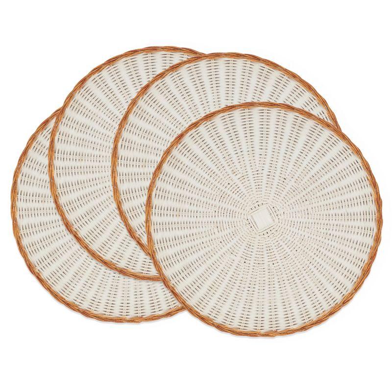 Avignon Rattan No Pattern Round Placemat