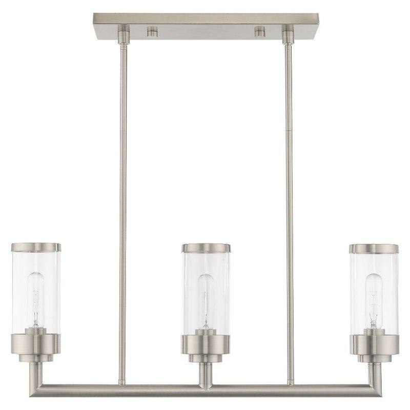 Livex Lighting Hillcrest 3 - Light Chandelier in  Brushed Nickel