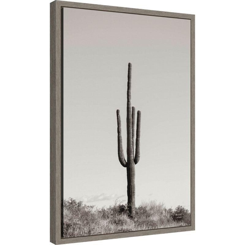 Amanti Art Saguaro Afternoon by Nathan Larson Framed Canvas Wall Art