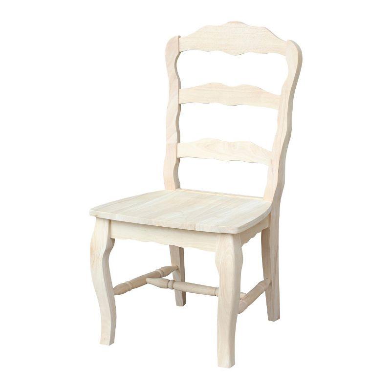 Ophelia & Co. Iademarco 18'' H Solid Wood Side Chair (Set of 2)