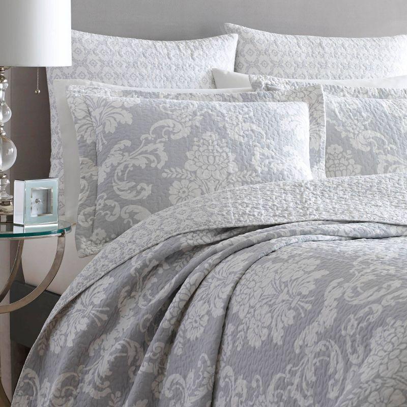 Laura Ashley Venetia Reversible Cotton Quilt Set