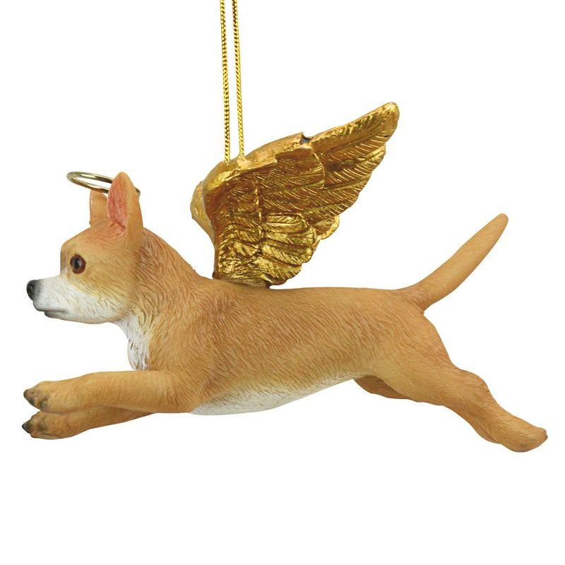 Design Toscano Honor the Pooch Chihuahua Holiday Dog Angel Ornament