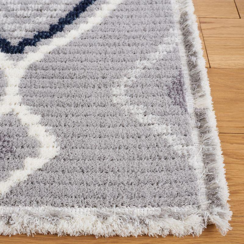 Marrakesh MRK608 Power Loomed Area Rug - Gray/Light Gray - 6'7"x6'7" - Safavieh.