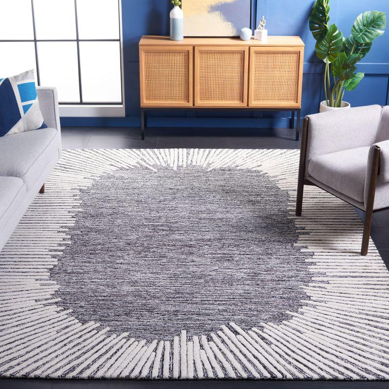 Abstract ABT478 Hand Tufted Area Rug - Natural/Ivory - 3'x5' - Safavieh .
