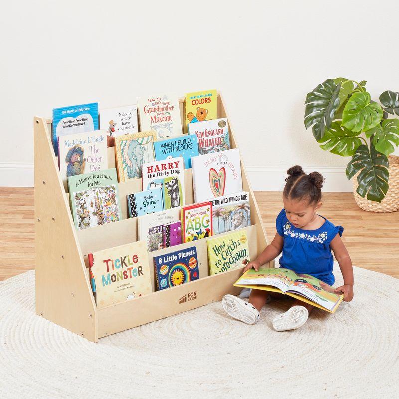 ECR4Kids Single-Sided Book Display, Classroom Bookshelf