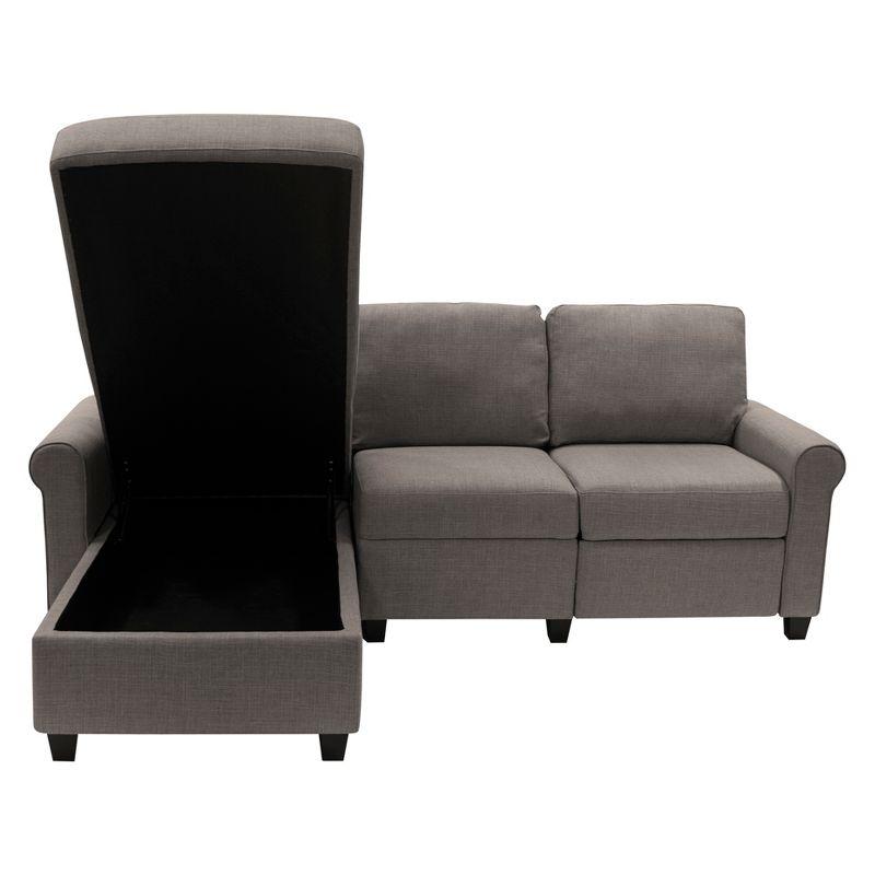 Serta Palisades Reclining Sectional Sofa with Storage Chaise
