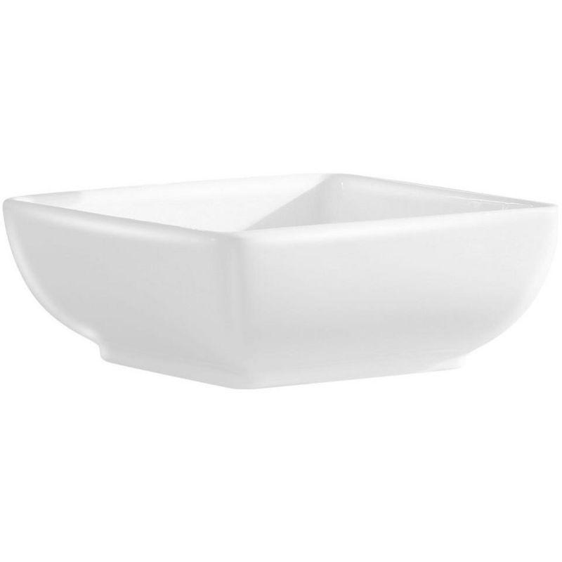 Fine Fixtures Stylized Vessel Bathroom Sink Vitreous China - Square