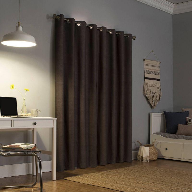 Sun Zero Blackout Duran Thermal Insulated Grommet Curtain Panel