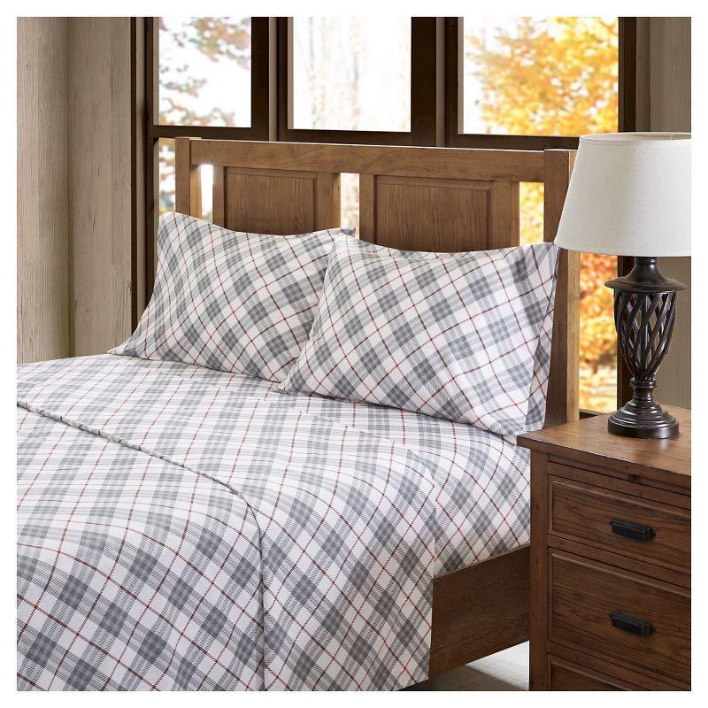 Madison Park Cozy Flannel 100% Cotton Sheet Set