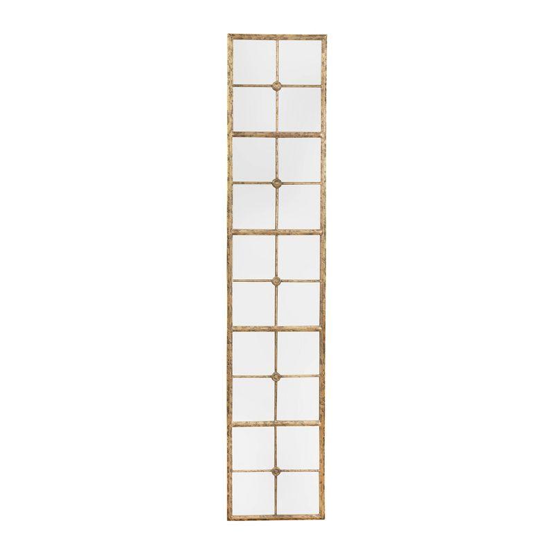 65" Gold Rectangular Metal Framed Wall Mirror