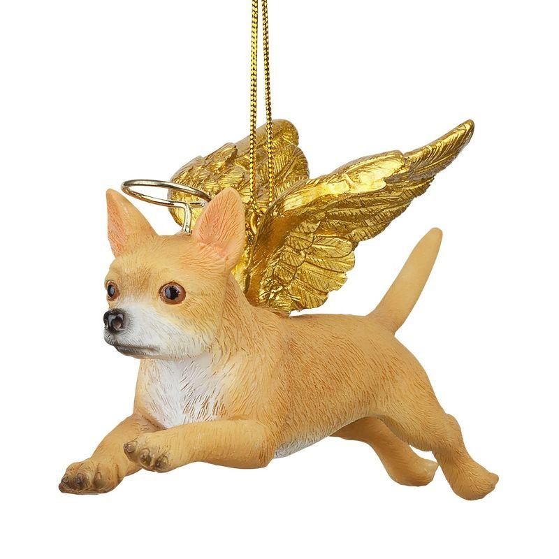 Design Toscano Honor the Pooch Chihuahua Holiday Dog Angel Ornament