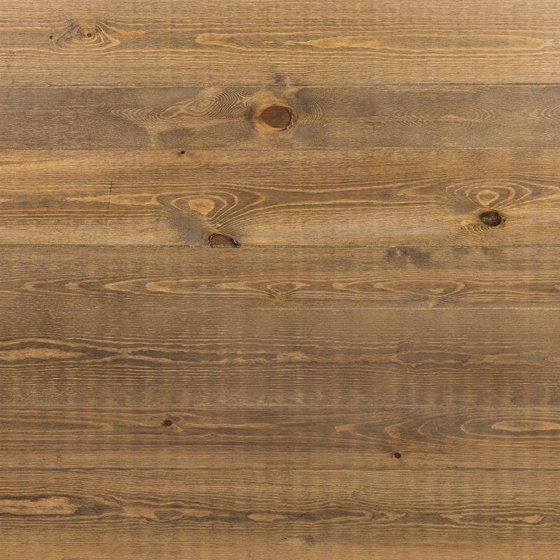 Merrick Lane Rectangular Antique Solid Pine Farm Dining Table