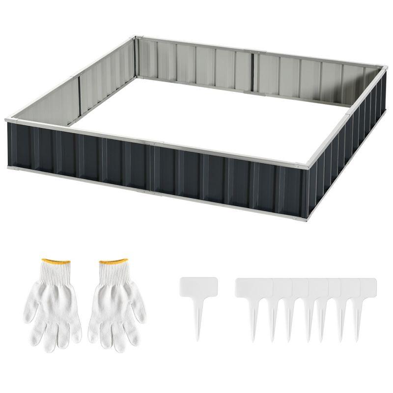 Outsunny Metal Planter Box