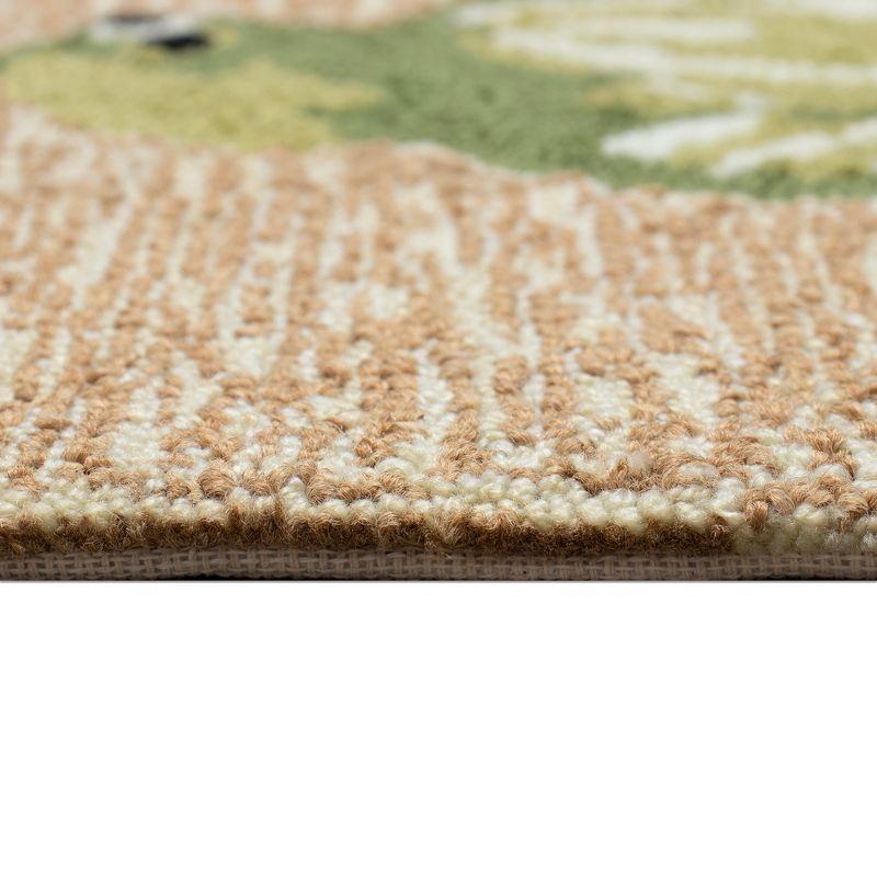 Liora Manne Frontporch Birds Indoor/Outdoor Rug Neutral 2'6" x 4'