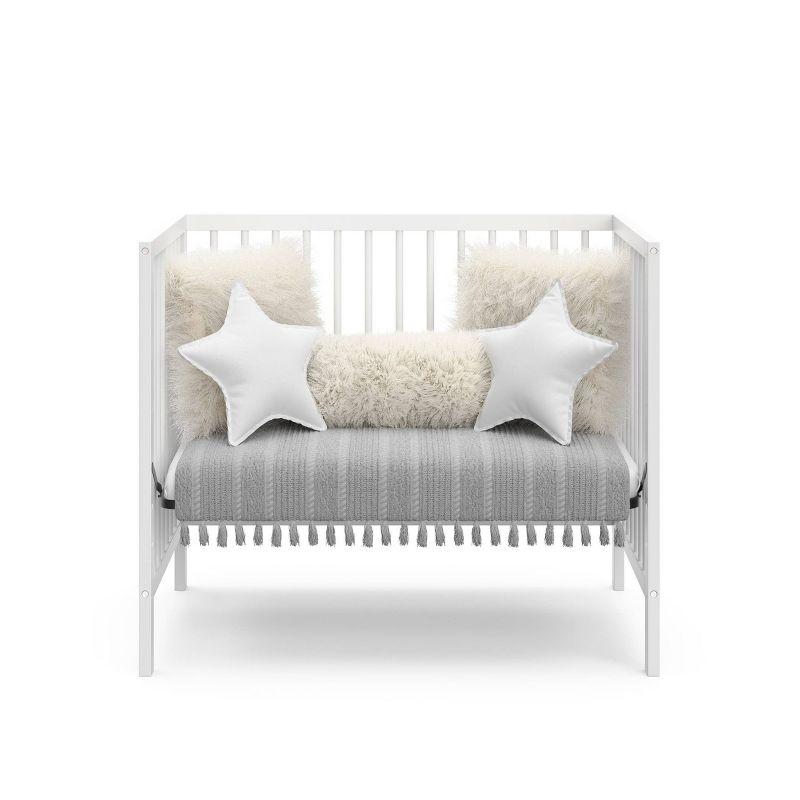 Teddi 4-in-1 Mini Convertible Crib with Mattress