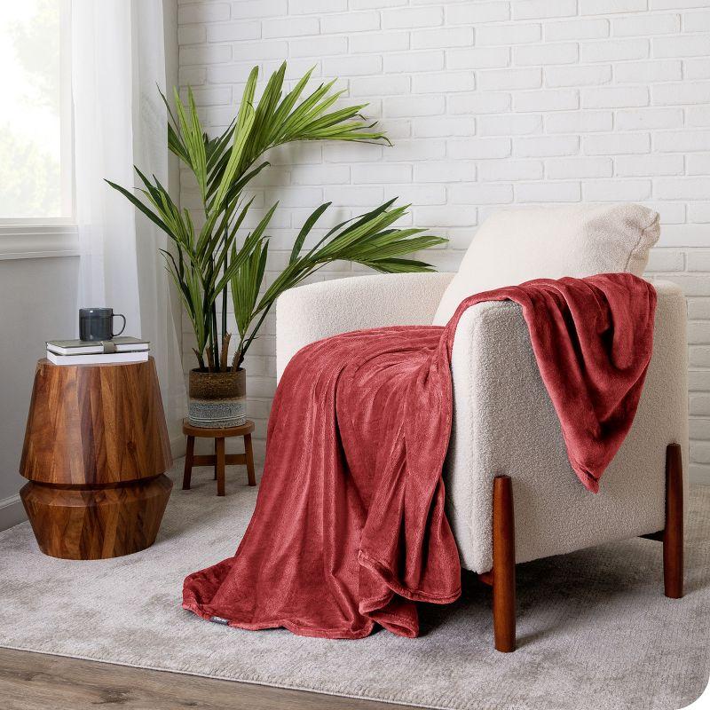 Bare Home Bare Home Microplush Fleece Blanket - Fuzzy, Warm, Bed/Throw Blanket