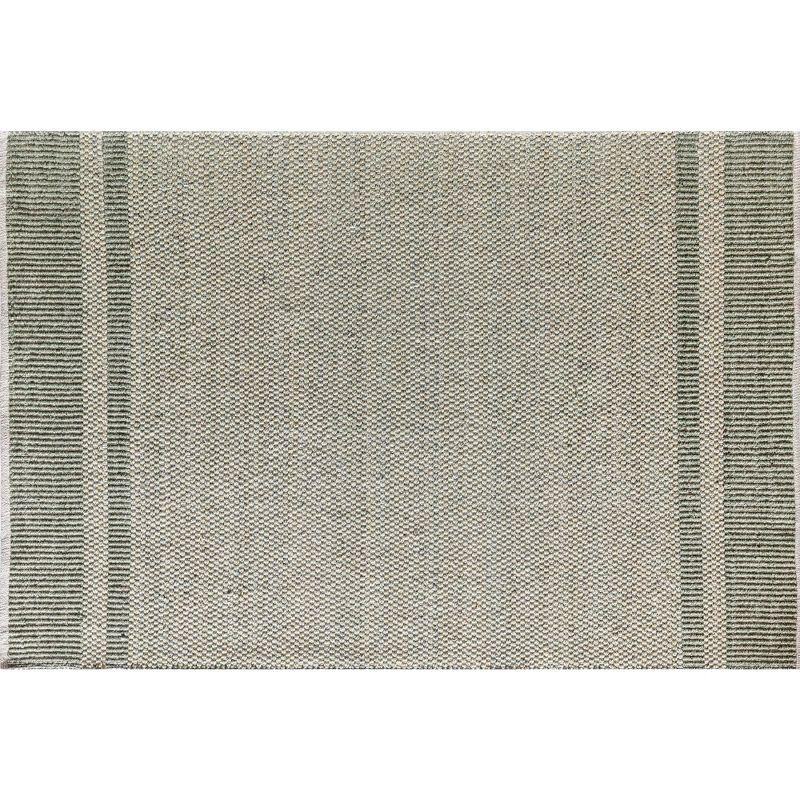 Rugs America Daphne DN10A Farmhouse Border Area Rug for Dining Room Rug Neutral Rug Living Room Rug Kitchen, 8'x10'