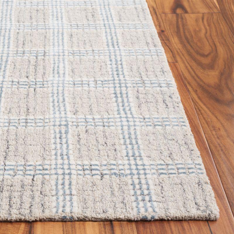 Safavieh Ebony Hand Tufted Wool Pile Plaid Rug