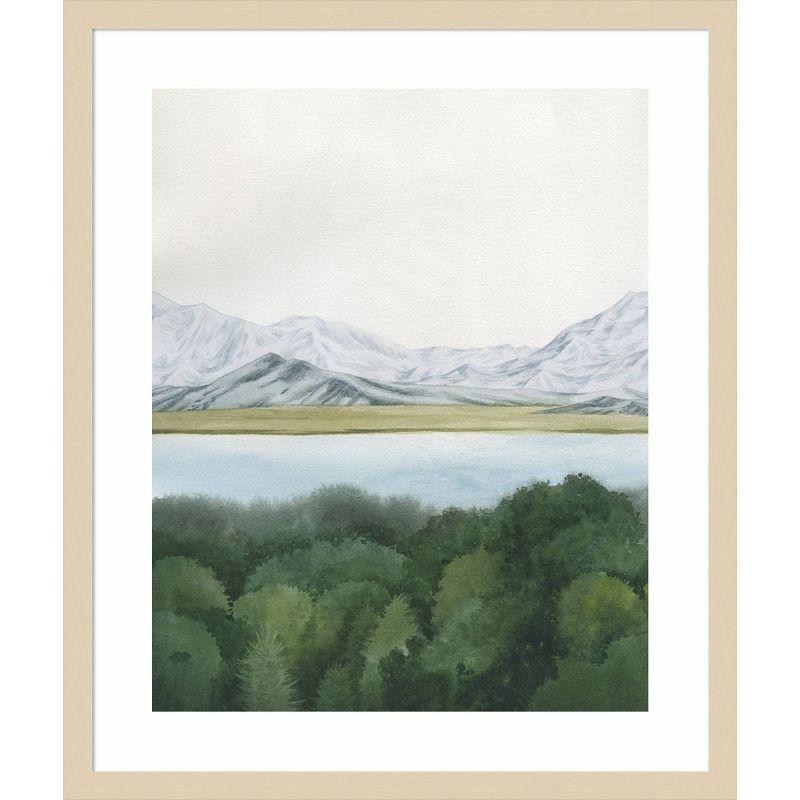 Amanti Art Soft Glacial Lake I by Grace Popp Framed Wall Art Print