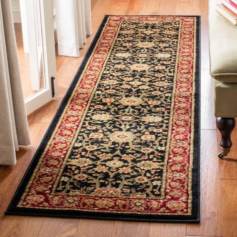 Lyndhurst LNH212 Power Loomed Runner Rug - Black/Red - 2'3"x22' - Safavieh