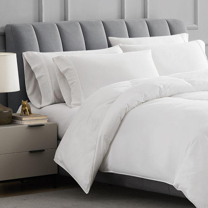 Full White Cotton Down Comforter with Duvet Tabs