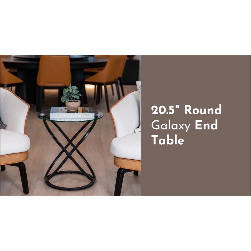 Etta Avenue™ Dimitri Glass Top End Table