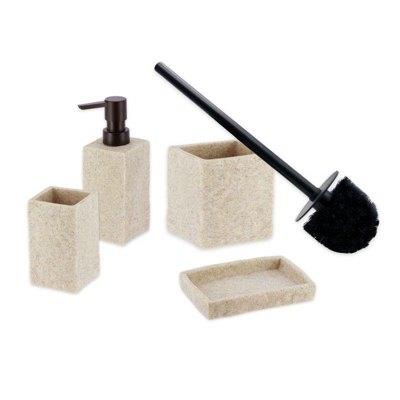 Evideco Bathroom Accessory Set (Set of 4)