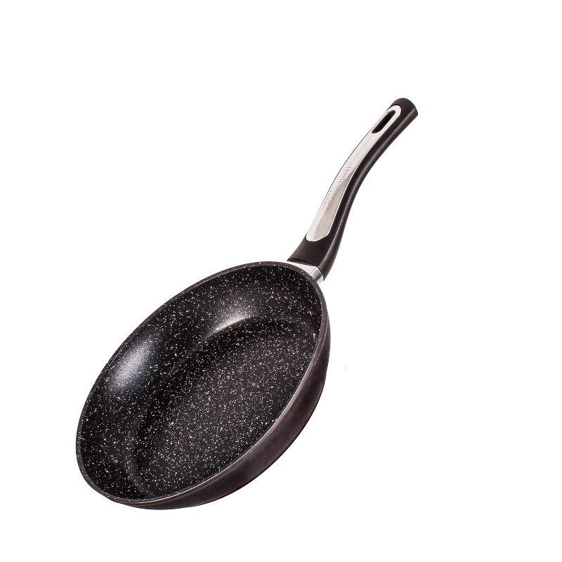 Black 10" Aluminum Non-stick Fry Pan with Ceramic Coating