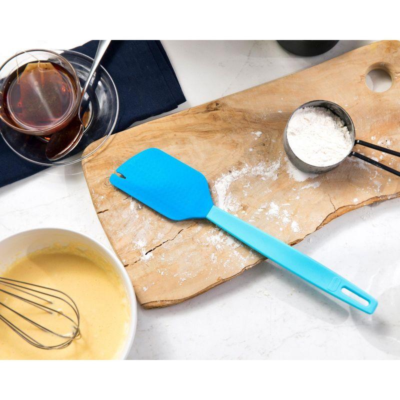 Talisman Designs 2-in-1 Beater Scraper Spatula, Blue